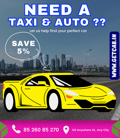 24 Hours Call Taxi Auto Booking Online App Services in Thanjavur